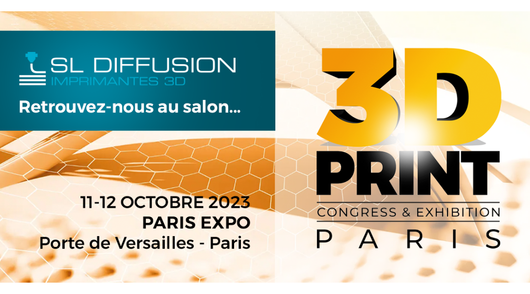 salon 3D print PARIS avec la SLS 300 wematter