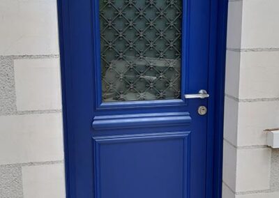 Rénovation porte entrée veigné