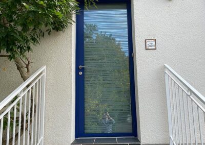 Rénovation porte entrée veigné