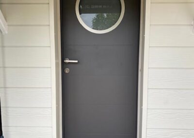 Rénovation porte entrée veigné